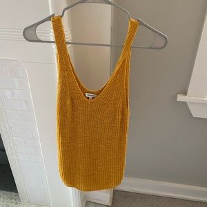 Size small, Madewell, Mustard sweater tank